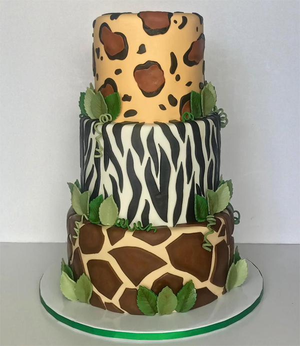 Ideia de bolo safari